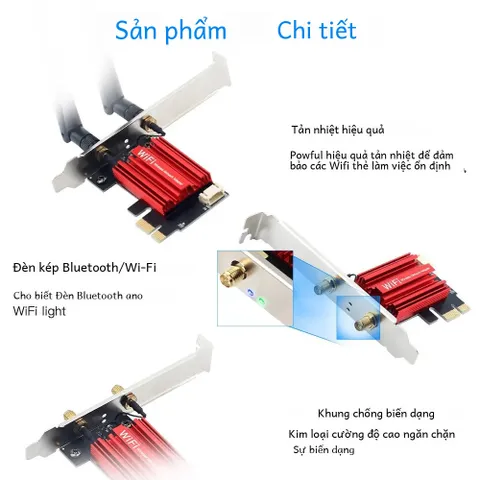 🔝 Card mạng Card wifi Bluetooth Fenvi Wifi 5 Pci-e Không Dây Ac1200 Băng Tần Kép 2.4G/5GHz 802.11ac wifi 6 ax1800 Ax180