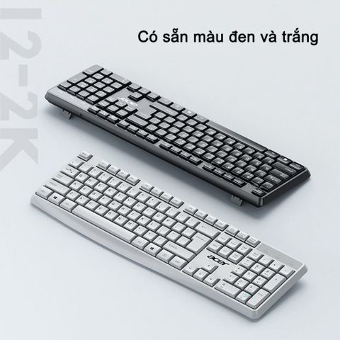 Bộ bàn phím và chuột không dây Acer LK41 Có thể điều chỉnh 3 mức DPI Thích hợp làm văn phòng công ty
