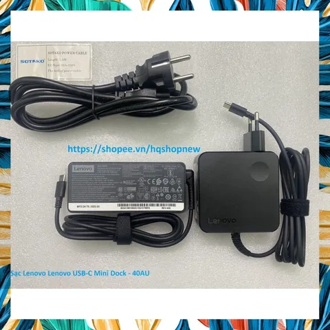 [Sạc zin] Sạc Lenovo Lenovo USB-C Mini Dock - 40AU PHỤ KIỆN LAPTOP