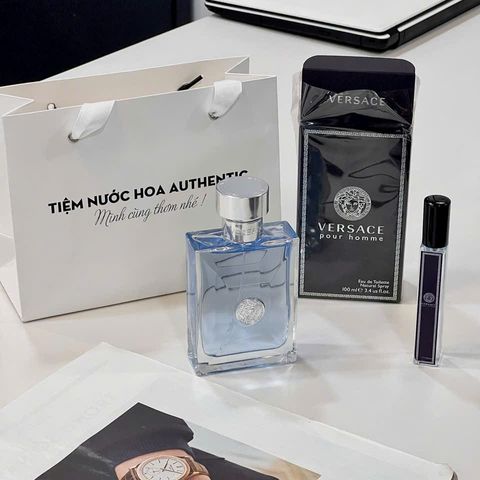 Nước Hoa Versace Pour Homme EDT 100ml - Hương Thơm Tươi Mát Nam Tính - Phong Cách Địa Trung Hải, Quà Tặng Độc Đáo Cho Đàn Ông