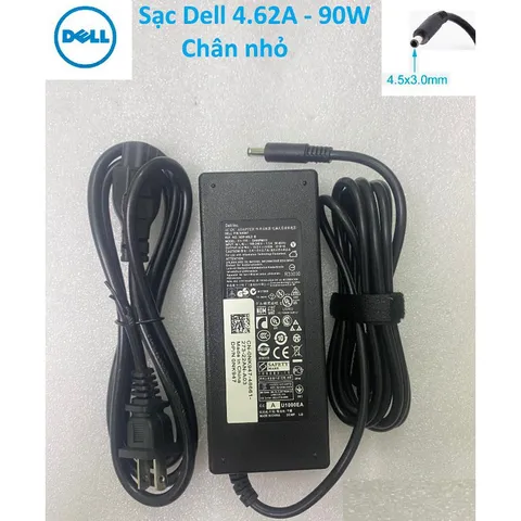 🔝 Sạc Laptop Dell 19.5V - 2.31A - 45W / 19.5V - 3.34A - 65W / 19.5V - 4.62A - 90W Chân to Chân nhỏ Sạc máy tính Dell PH