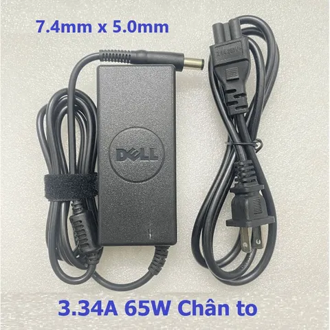 🔝 Sạc Laptop Dell 19.5V - 2.31A - 45W / 19.5V - 3.34A - 65W / 19.5V - 4.62A - 90W Chân to Chân nhỏ Sạc máy tính Dell PH