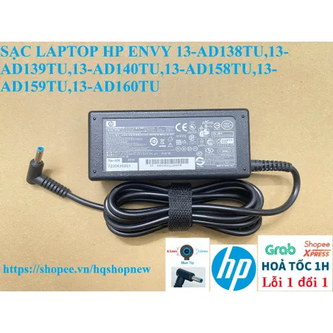 [Sạc zin] SẠC LAPTOP HP ENVY 13-AD138TU,13-AD139TU,13-AD140TU,13-AD158TU,13-AD159TU,13-AD160TU PHỤ KIỆN LAPTOP