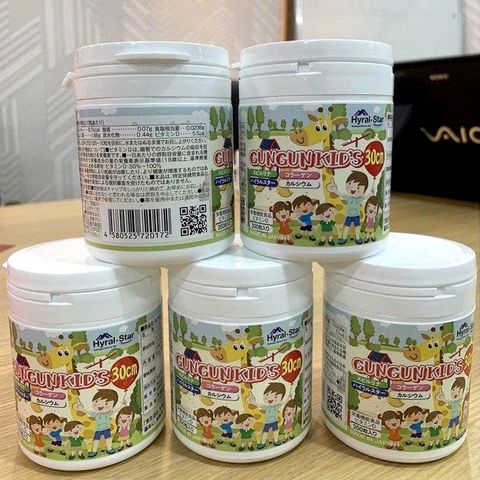 Tảo tăng chiều cao Gungun Kids Nhật Bản 300 viên