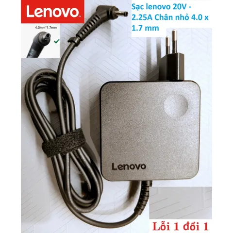 🔝 Sạc Laptop Lenovo 20V - 3.25A - 65W / 20V - 2.25A - 65W / 19V - 3.42A - 65W Chân Vuông-Chân nhỏ-Chân kim to Sạc máy t