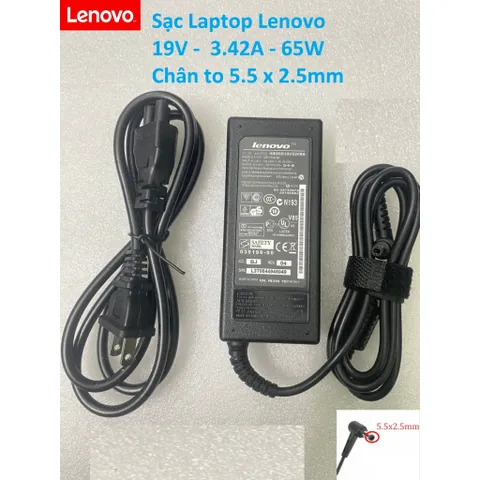 🔝 Sạc Laptop Lenovo 20V - 3.25A - 65W / 20V - 2.25A - 65W / 19V - 3.42A - 65W Chân Vuông-Chân nhỏ-Chân kim to Sạc máy t
