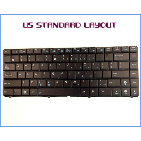 Bàn Phím Laptop ASUS K40IN K40IJ K40 X8A X8AIJ - Phụ Kiện Thay Thế Chất Lượng Cao, US Layout, Bảo Hành 09 Tháng