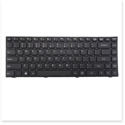 Bàn phím laptop Lenovo Ideapad 100-14iby - Thay thế cáp góc, US Layout, Độ nhạy cao, Bảo hành 09 tháng, Khắc laser chống mờ chữ