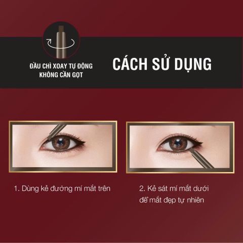 Kẻ Viền Mắt Browit Chống Nước 0.1g - Sáp Mỏng Dễ Dùng, Đen Sắc Nét, Tạo Hình Đôi Mắt Tự Nhiên, Đậm Đà, Thái Lan