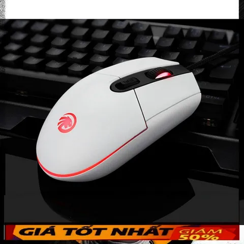 🔆 Chuột Gaming Fmouse Professional Ergonomic độ phân giải 3200dpi có hỗ trợ phần mềm đi kèm tùy chỉnh LED , DPI chuyên