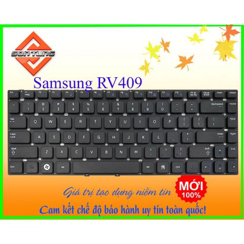 Bàn Phím Laptop Samsung NP-RC410 NP-RV409 NP-RV410 NP-RV411 NP-RV415 NP-RV420 - Độ Nhạy Cao, US Layout, Bảo Hành 9 Tháng