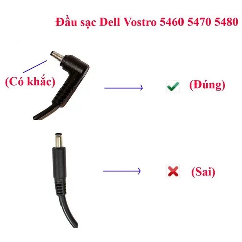 🔝 Sạc Laptop Dell Vostro 5460 5470 5480 5560 chân nhỏ 19.5V  4.62A