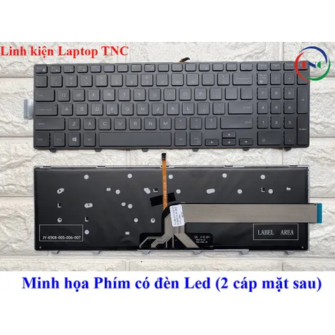 🔝 Phím Laptop Dell 5559 5547 5548 5542 5543 5555 Inspiron 15-5000 có ĐÈN LED / KHÔNG LED