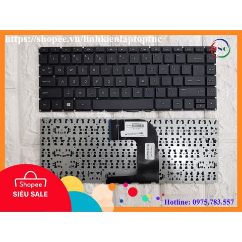 Bàn Phím Laptop HP 14-AC Chính Hãng - Phím Tiếng Anh Đen Nhập Khẩu - Phù Hợp Với Nhiều Dòng HP 14-AC, 14-AF
