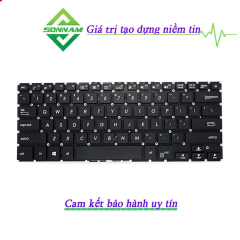 Bàn phím Laptop ASUS S410U asus vivobook X411 A411U S410 S410U S410UA S410UN S4000 S4000V có nút nguồn trên phím PHỤ KIỆ