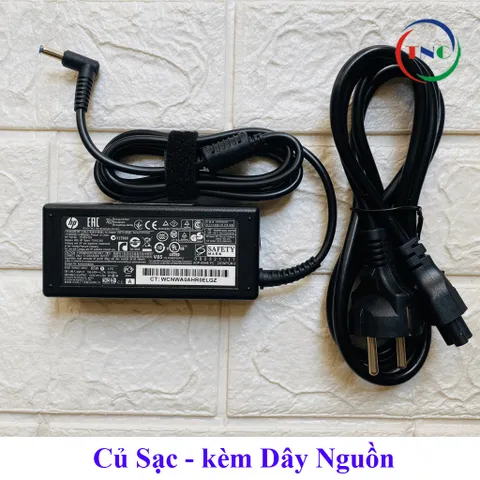 Sạc Laptop HP tốt 19.5V - 3.33A - 65W chân kim xanh nhỏ 4.5x3.0mm (Adapter HP tròn nhỏ ZIN) PHỤ KIỆN LAPTOP
