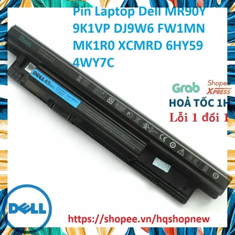 Pin Laptop Dell MR90Y 9K1VP DJ9W6 FW1MN MK1R0 XCMRD 6HY59 4WY7C PHỤ KIỆN LAPTOP