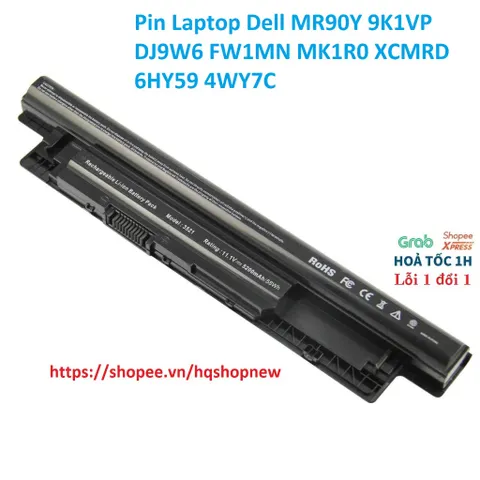 Pin Laptop Dell MR90Y 9K1VP DJ9W6 FW1MN MK1R0 XCMRD 6HY59 4WY7C PHỤ KIỆN LAPTOP