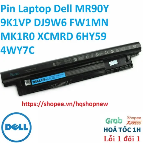 Pin Laptop Dell MR90Y 9K1VP DJ9W6 FW1MN MK1R0 XCMRD 6HY59 4WY7C PHỤ KIỆN LAPTOP