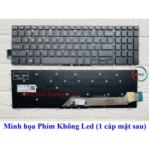 Bàn phím Laptop Dell Vostro 5568 3580 7570 7580 Model P65F Zin có Led / Không Led - phím trong máy PHỤ KIỆN LAPTOP