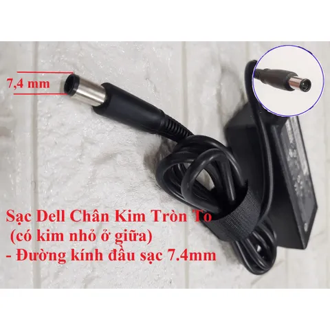 🔝 Sạc Laptop Dell Chân Kim To 19.5V 4.62A - Kèm Dây Nguồn