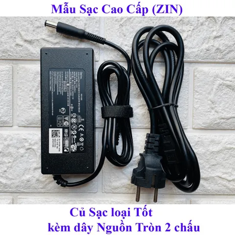 🔝 Sạc Laptop Dell Chân Kim To 19.5V 4.62A - Kèm Dây Nguồn