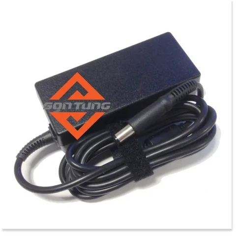 🔜 Sạc laptop dell 19.5v 3.34a/4.62a chân tròn to có kim ở giữa - tặng kèm dây nguồn xịn