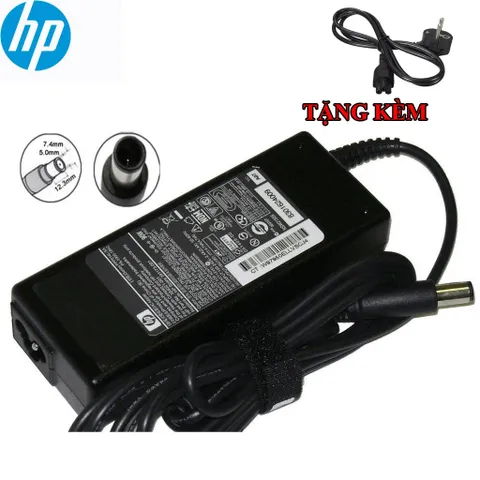 🔝 Sạc Laptop HP 19V - 4.74A (90W) Chân kim to dành cho HP 8460 8470 8560P 8570P, Tặng kèm dây nguồn