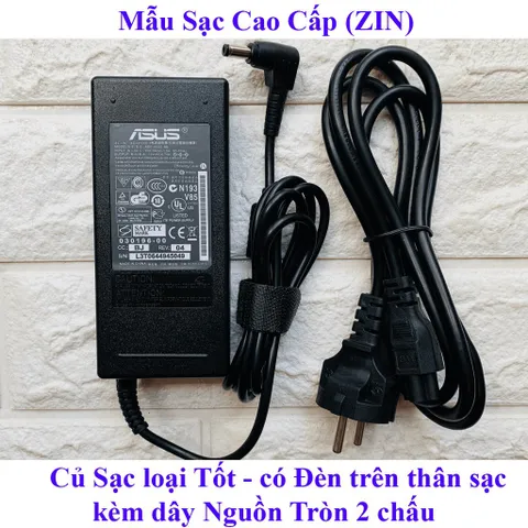 🔝 Sạc Laptop Asus 19V  4.74A  90W (ADAPTER Asus 19V  4.74A  90W) KÈM DÂY NGUỒN