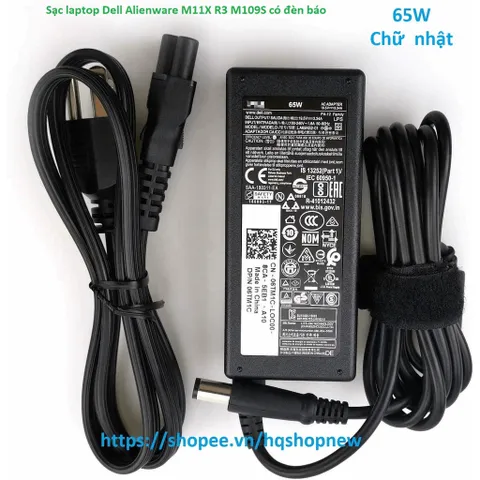 [Sạc zin] Sạc laptop Dell Alienware M11X R3 M109S 19.5V - 3.34A - 4.62A - 65W - 90W Chân kim to 7.4 x 5.0 mm PHỤ KIỆN LA