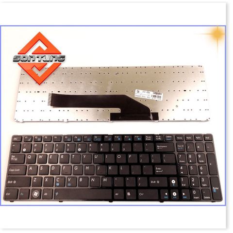 Bàn phím Laptop Asus K50 K60 K50AB N50 G70 P50IJ X5DIJ X5DC K70 X66IC K61 - Hàng Nhập Khẩu, Độ Nhạy Cao, Bảo Hành 09 Tháng