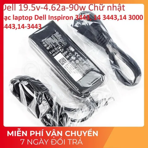 [Sạc zin] Sạc laptop Dell Inspiron 3443, 14 3443,14 3000 3443,14-3443 có đèn báo PHỤ KIỆN LAPTOP