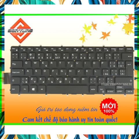 Bàn Phím Laptop Dell Inspiron 5468 US Layout - Bàn Phím Thay Thế Chất Lượng Cao - Phù Hợp Với Dell 5468, 5471, Latitude 3490