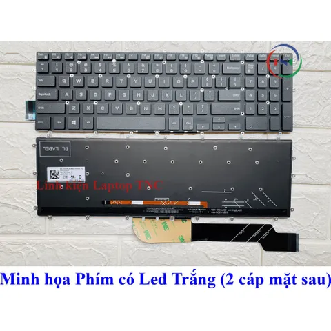 Bàn Phím Laptop Dell Vostro 3591 3590 Zin có Led / Không Led - phím trong máy PHỤ KIỆN LAPTOP