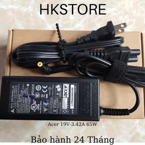 🔝 Sạc Laptop Acer 19V-3.42A 65W Acer 4710 4736 4810 4830 5830 X401 X402 X301 X501 4750 5810 sf531 V5-471 V5-473 V5-531