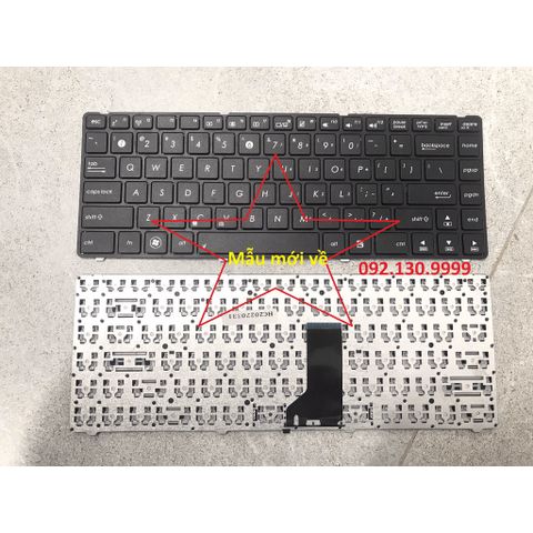 Bàn Phím Laptop ASUS K43 K43E K43S X42 X43 X44H US Layout - Thay Thế Chất Lượng Cao, Bảo Hành 9 Tháng, Không Liệt Phím