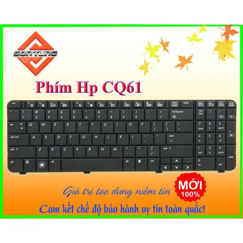 Bàn Phím Laptop HP Compaq CQ61 G61 US Layout - Chất Lượng Cao, Độ Nhạy Tốt, Bảo Hành 09 Tháng, Thay Thế Dễ Dàng