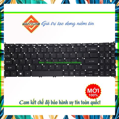 Bàn phím laptop Acer Swift 3 SF315-41, SF315-51, SF315-51G - Nhập khẩu chất lượng cao, bảo hành 09 tháng, trang bị chuẩn US layout