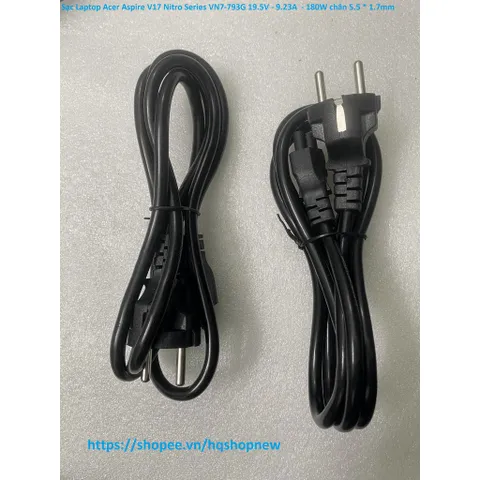 Sạc Laptop Acer Nitro AN515-52 AN515-55 AN515-57 AN515-45 AN517-51 AN715-51 19.5V - 9.23A  - 180W chân 5.5 * 1.7mm PHỤ K