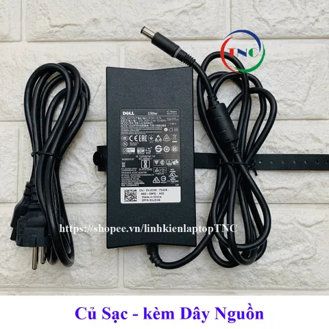 Sạc Laptop Dell 19.5V 6.7A 130W Slim hàng chính hãng ZIN Cao Cấp theo máy (Adapter Dell 130w) PHỤ KIỆN LAPTOP