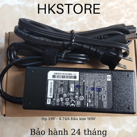 🔝 Sạc Laptop Hp 19V-4.74A 90W Đầu Kim Hp Dv4 Dv5 Dv6 2510p 2710p 6510 6530 6710 6910 8460 8560p 8570p 8470 8510 8710 Cq