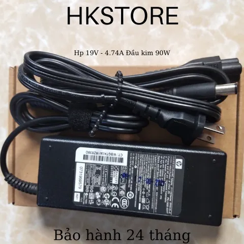 🔝 Sạc Laptop Hp 19V-4.74A 90W Đầu Kim Hp Dv4 Dv5 Dv6 2510p 2710p 6510 6530 6710 6910 8460 8560p 8570p 8470 8510 8710 Cq