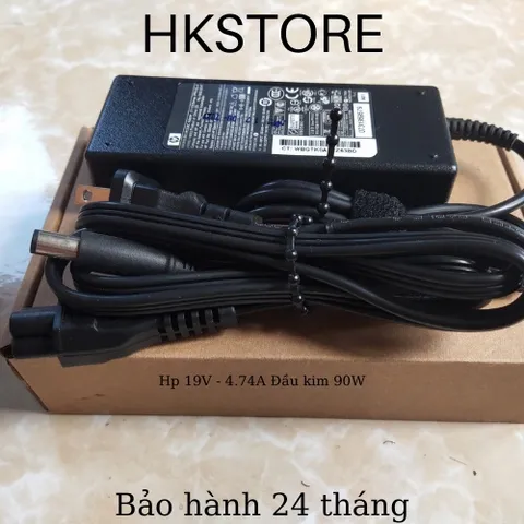 🔝 Sạc Laptop Hp 19V-4.74A 90W Đầu Kim Hp Dv4 Dv5 Dv6 2510p 2710p 6510 6530 6710 6910 8460 8560p 8570p 8470 8510 8710 Cq