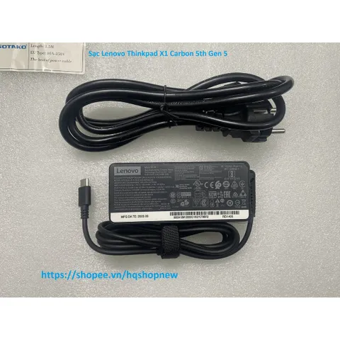 [Sạc zin] Sạc Lenovo Thinkpad X1 Carbon 5th Gen 5 PHỤ KIỆN LAPTOP
