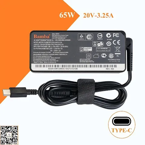 Sạc laptop Lenovo type c 20V - 3.25A 65W (Chân USB-C) PHỤ KIỆN LAPTOP