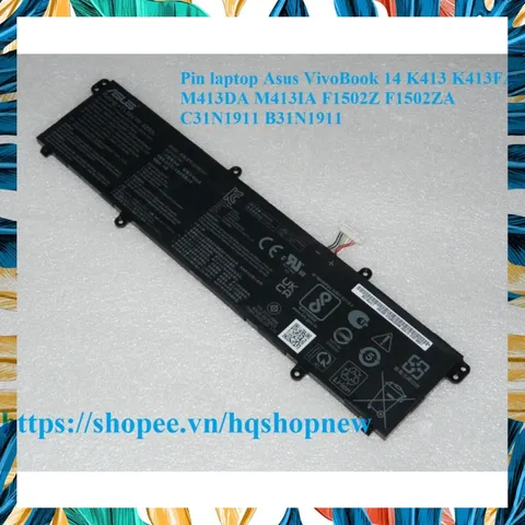 Pin Laptop Asus VivoBook 14 K413 K413FA M413DA M413IA F1502Z F1502ZA - Phụ Kiện Chất Lượng, Bảo Hành 5 Tháng, Mới 100%