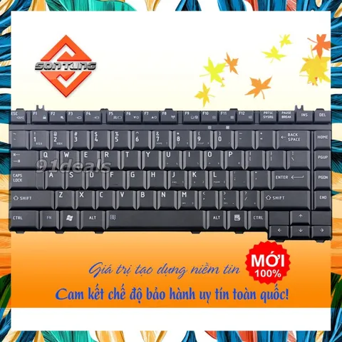 BÀN PHÍM LAPTOP TOSHIBA M200 M300 M500 L510 - HÀNG NHẬP KHẨU PHỤ KIỆN LAPTOP
