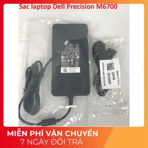 [Sạc zin] Sac laptop Dell Precision M6700 M6800 M6600 19.5V - 12.3A - 240W Chân kim to PHỤ KIỆN LAPTOP