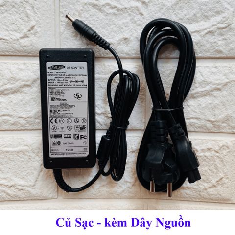 Sạc Laptop Samsung 19V 3.16A - Đầu cắm 5.5mm x 3.0mm kèm dây nguồn - Bảo hành 12 tháng, chất lượng cao, tương thích với nhiều mẫu laptop