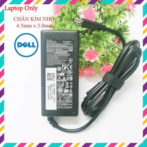 🔝 Sạc Laptop Dell chân kim to/chân kim nhỏ Chính hãng (Zin) 19.5v-4.62a-90w/ 19.5v-3.34a-65w adapter dell